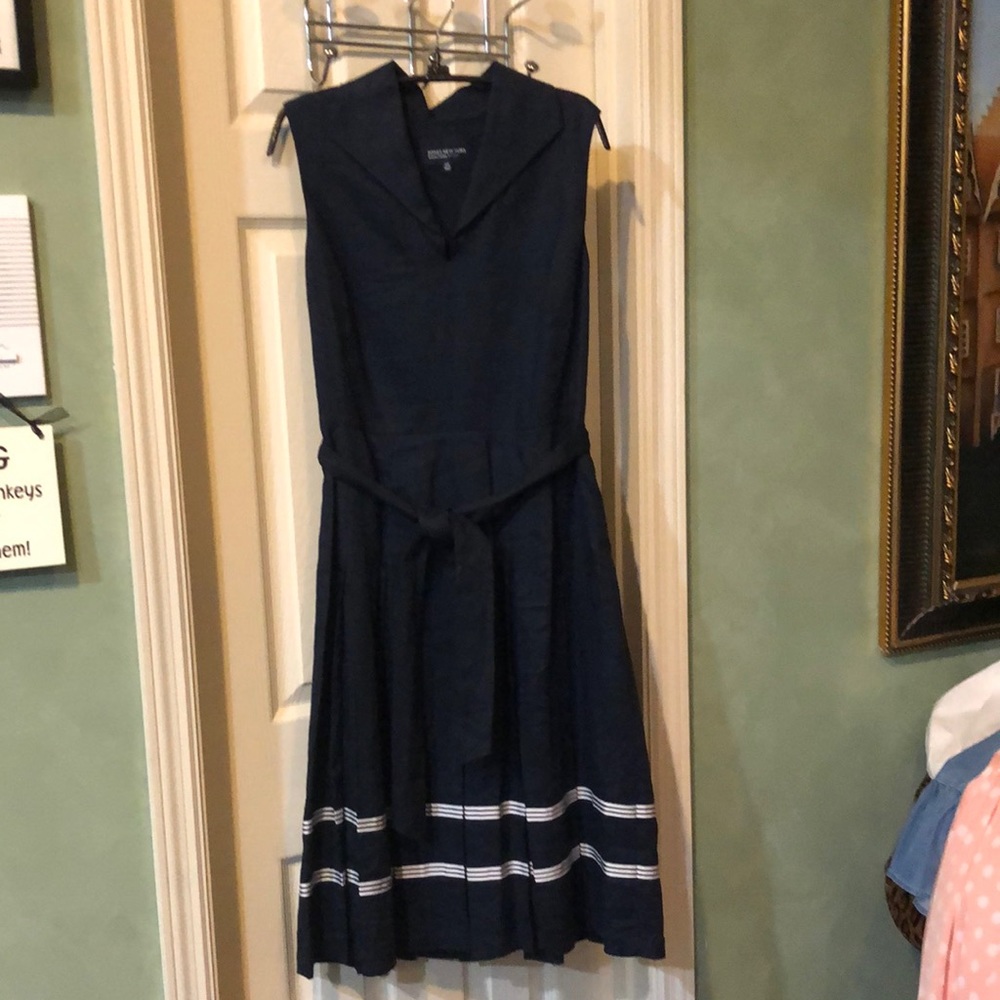 Love Navy and White?  This adorable dress is for you!
